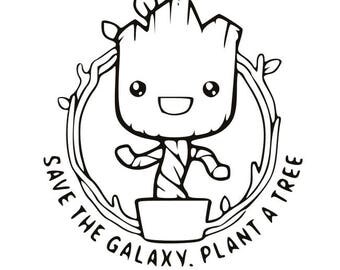 Groot svg, guardians of the galaxy, guardians of the galaxy svg, cute, files for Cricut,silhouette cutting fil, little groot, superhero svg