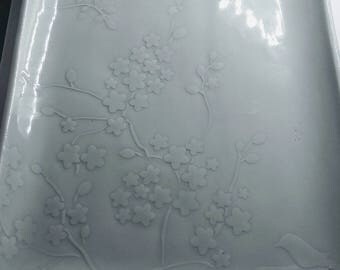 Handmade Hand Built Stoneware Platter / Plate