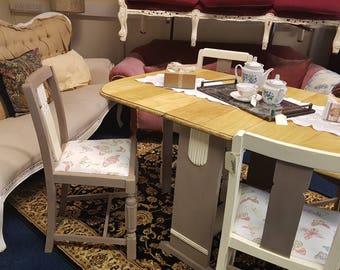 Shabby chic table and chairs