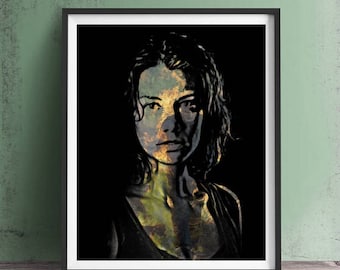 The Walking Dead Maggie Art Print or Canvas, Wall Art, Artwork, Gift
