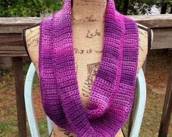 Purple Mermaid Infinity Scarf