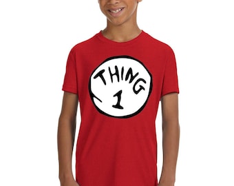 Thing 1, Thing 2 Youth Kids Shirts