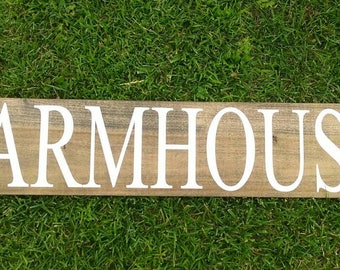 Farmhouse Sign - Farmhouse Decor - Farmhouse Kitchen- Rustic Farmhouse - Wood Farmhouse Sign - Rustic Wood Sign - Primitive Farmhouse Sign