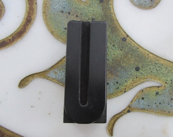 Letter U Antique Letterpress Wood Type Printers Block
