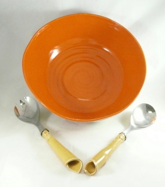 Large Ceramic Pasta Serving Bowl Wedding Couples Gift