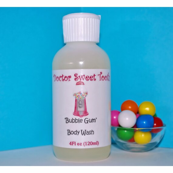 Bubble Gum Body Wash with Argan & Jojoba Oil