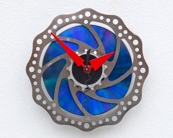 bike parts clock, Bike Gear Clock, bicycle parts clock, cyclist gift, boyfriend gift, unique repurposed bike clock, Recycled Bike Clock