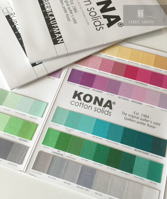 2016 Kona Color Card Kona Swatches 303 colors included