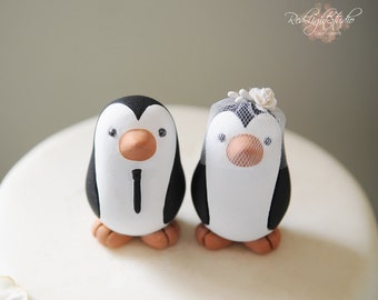 Penguin Cake Topper - Penguins - Wedding - Small