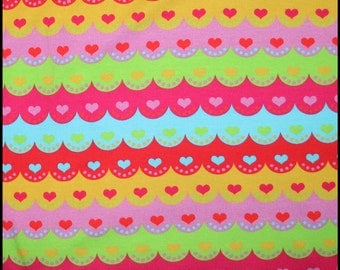 Valentine hearts euro import knit Fat Half