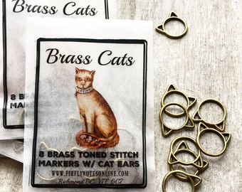 Cat stitch markers