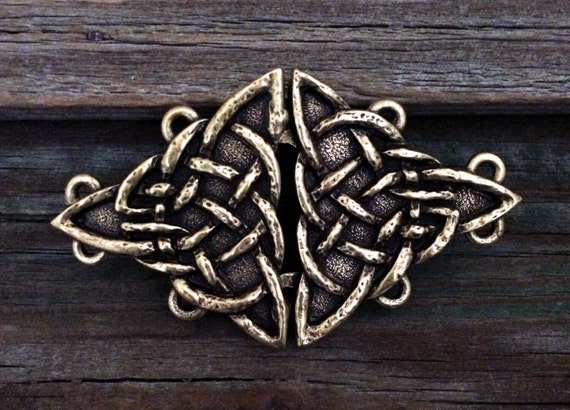 Triangular Celtic Knot Cloak Clasp Celtic Jewelry Irish