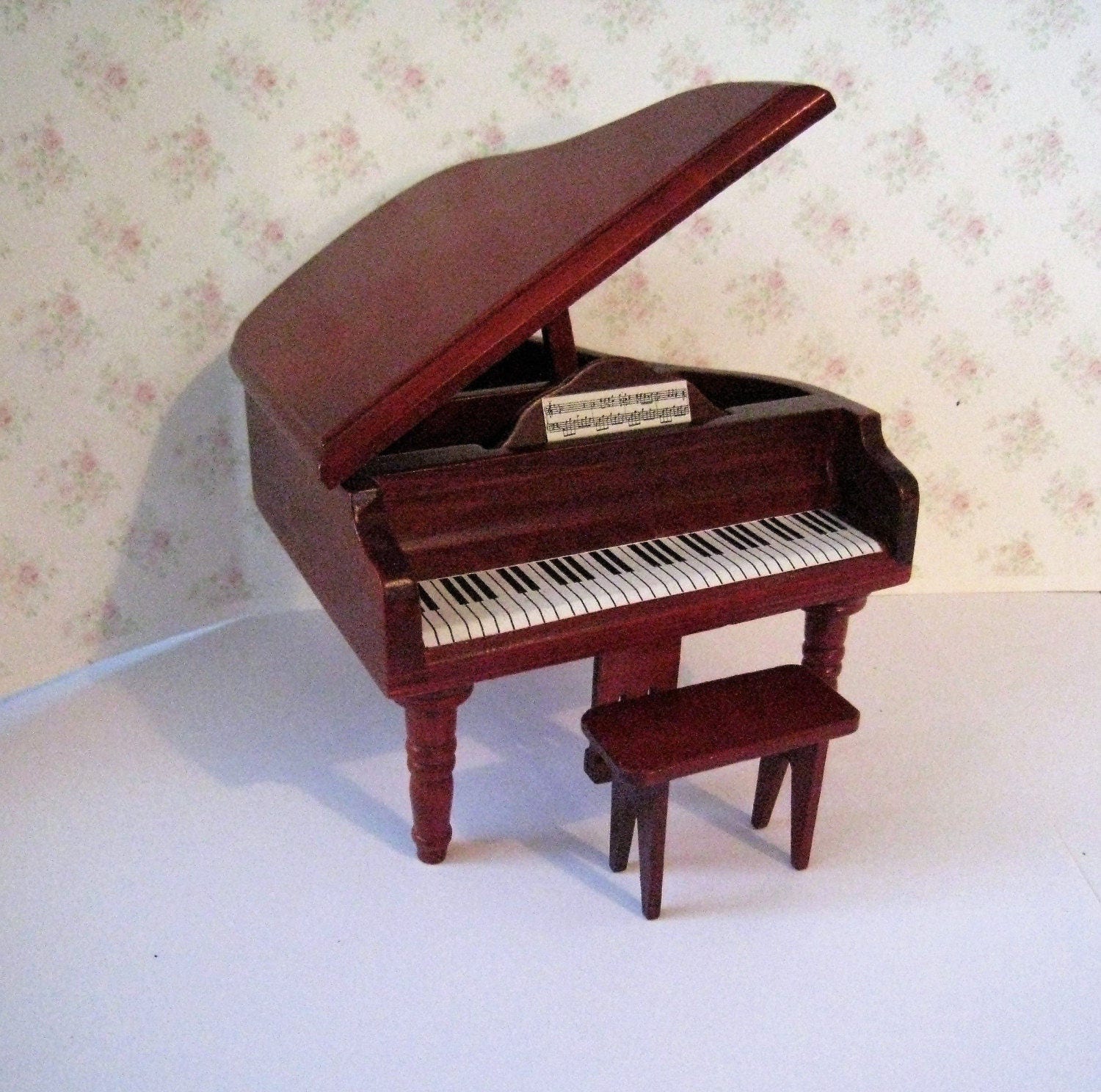 Dollshouse Baby Grand Piano Piano dollhouse piano