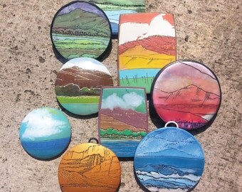 Layered Landscape Polymer Clay Tutorial Instant PDF Download