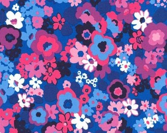 Robert Kaufman - Laurel Canyon - Mod Floral - Jewel - Fabric by the Yard SRK16913201
