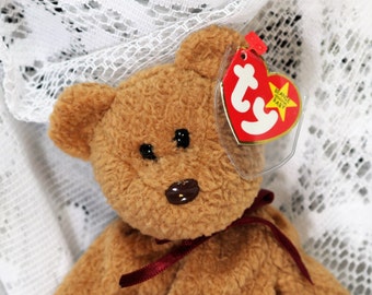 1996, Curly Beanie Baby, Ty Beanie Babies Rare, Curly Beanie Baby With Errors