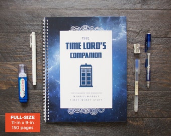 Doctor Who Planner / Weekly / Full-Size / 12 Months / Choose Your Layout (Vertical or Horizontal) / Pick Your Starting Month