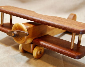 Large Wooden Airplane Toy or Mobile in by AHigherPlaneDesigns