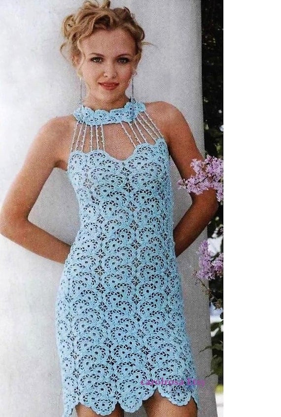 Crochet Pattern LADIES CROCHET Dress Charted only