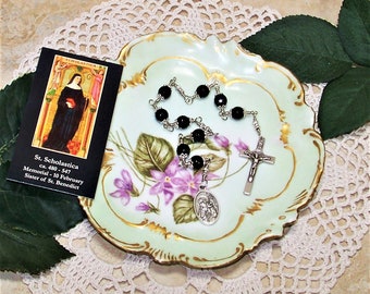 Unbreakable Catholic Chaplet of St. Scholastica - Patron Saint of Nuns, Convulsive Children and Against Rainstorms