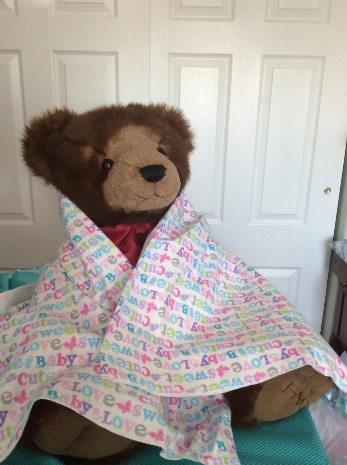 Baby Toddler Receiving Blanket Love Sweet Cute Baby 100