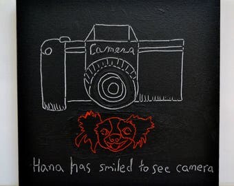 Original Wall Art-Camera Painting