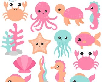 Monsters Clipart Set Clip Art Set Of Cute Monsters