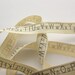 3/4" Cotton Ribbon - Alphabet Cotton Canvas Ribbon - 2 yards