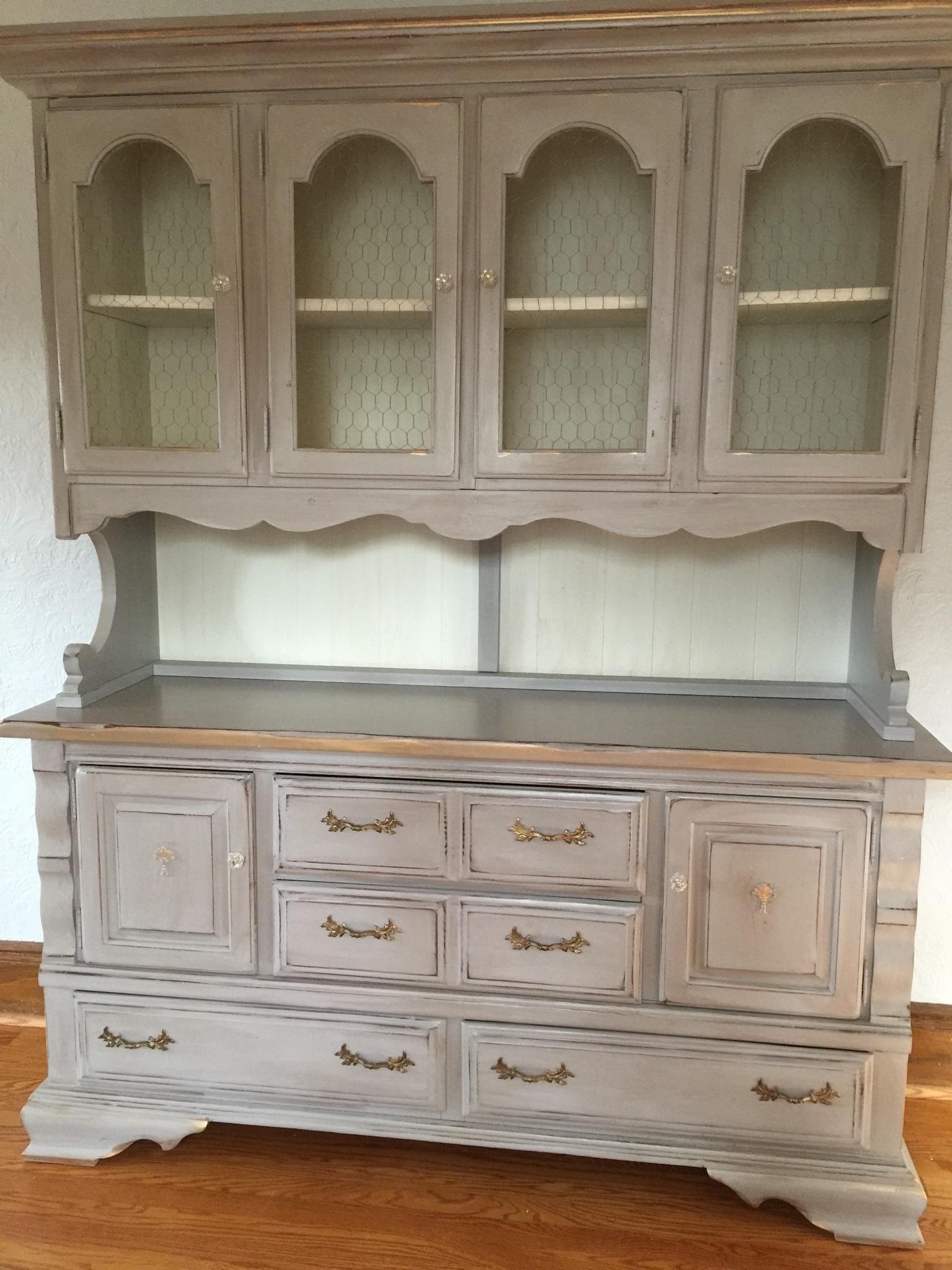 vintage painted china cabinet, pantry, hutch, breakfront, storage, shabby chic, rustic, farmhouse, country cottage, new york, new jersey, NJ, NY