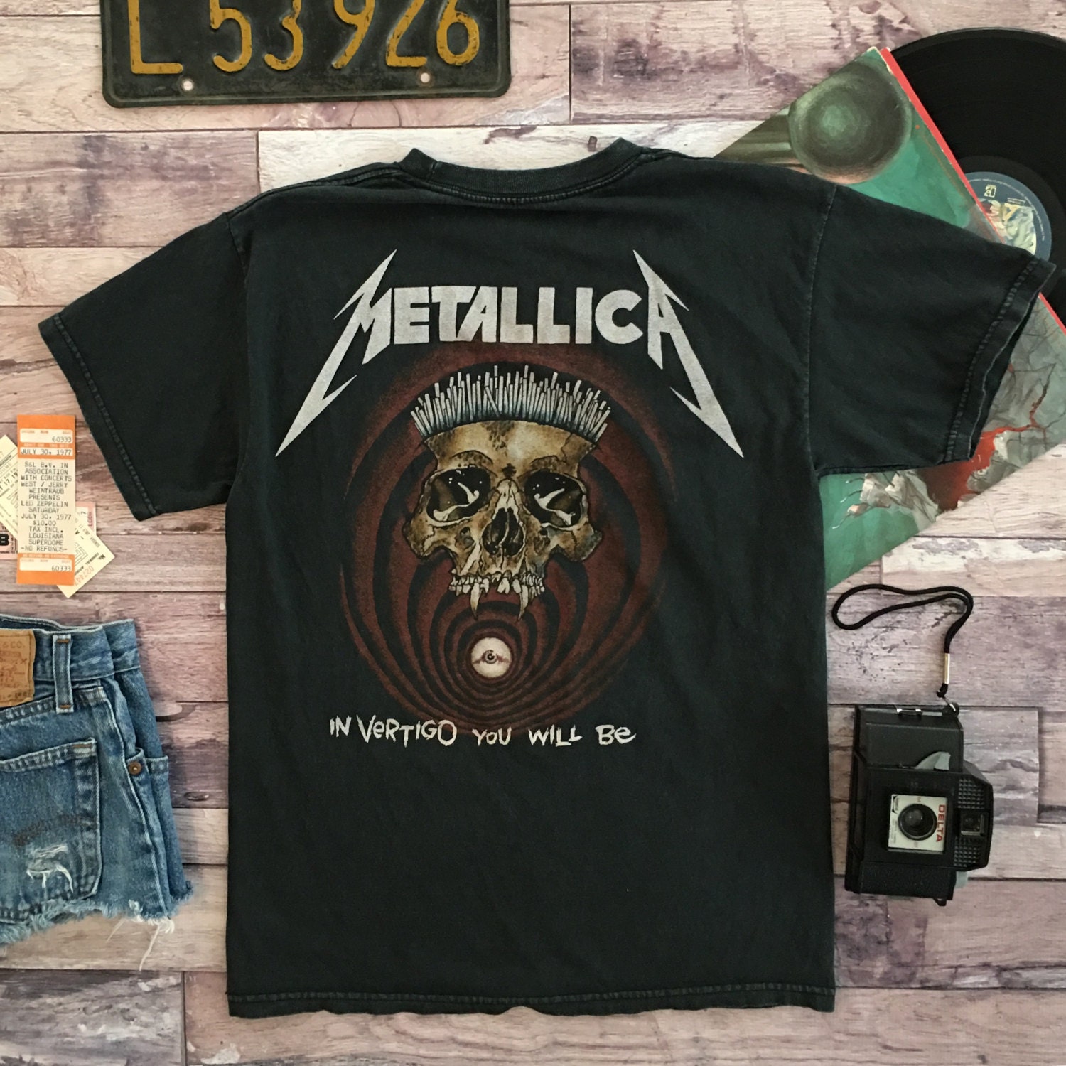 rare metallica shirt