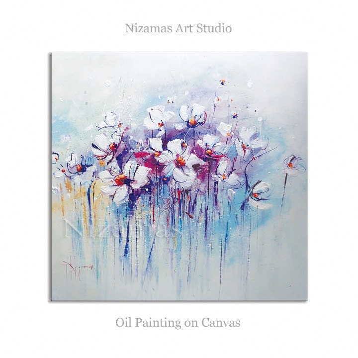 Original Catching Sun Rays Painting Acrylic on Canvas Modern