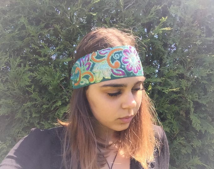 Bohemian Headband,Turban,Boho Headband,Fabric headwrap,,Women Head Wrap,Wide Headband,Hair Accessorie,Women Headband