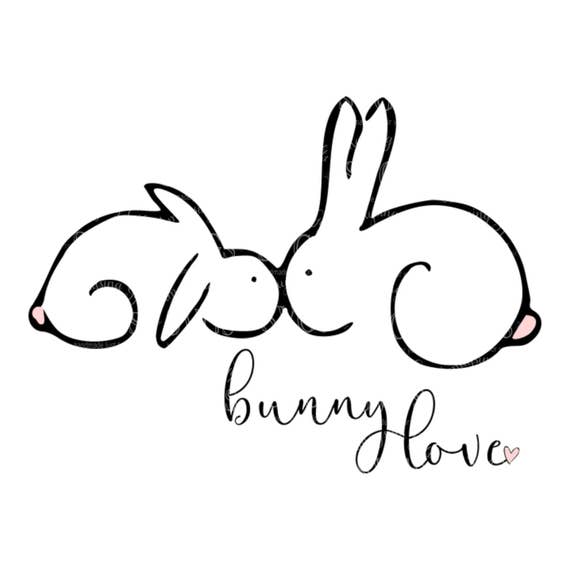 Download SVG Bunny Love Easter SVG Easter Bunny Love Tshirt