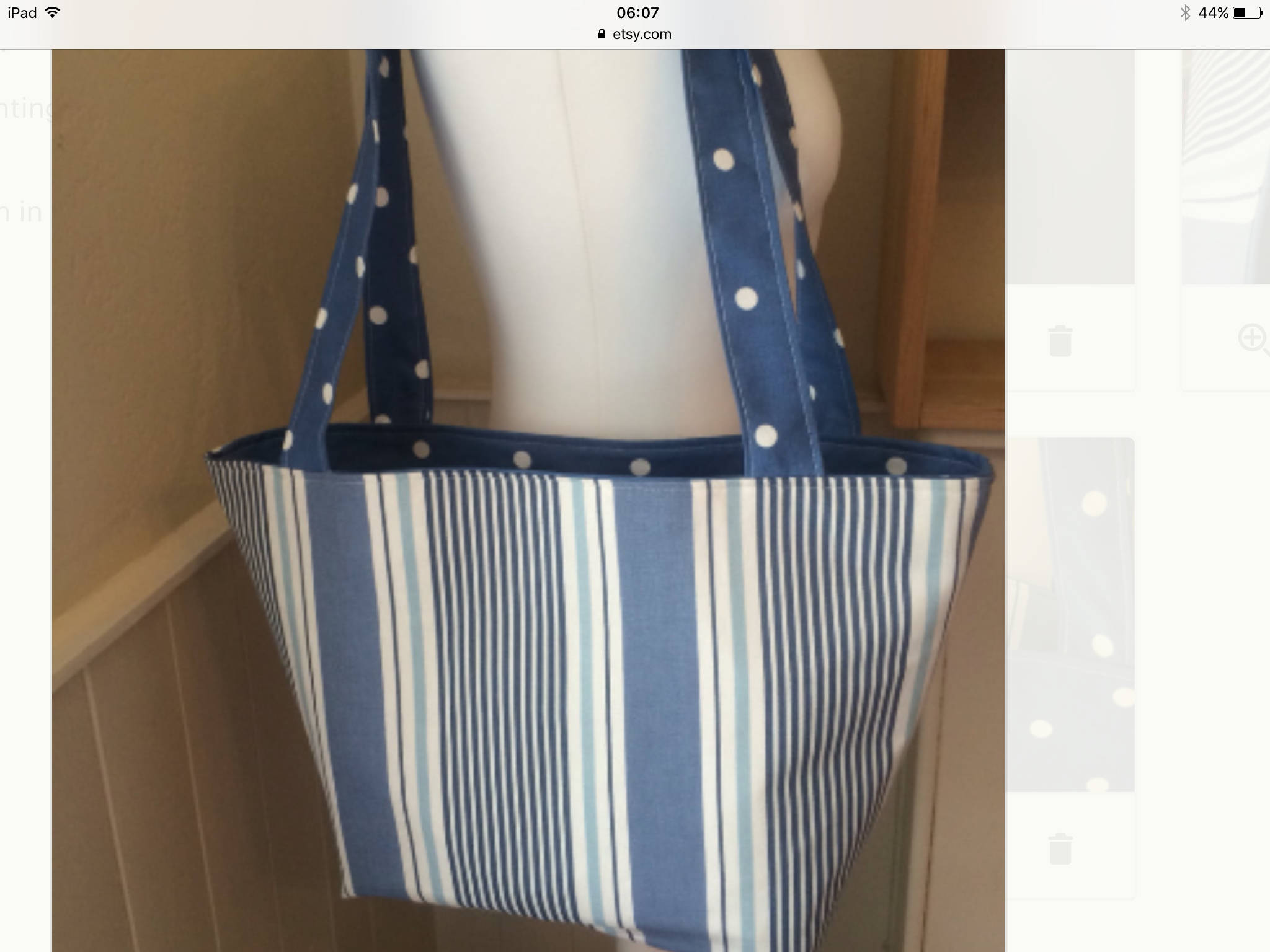 Fabric Bag kit make your own fabric bucket bag DIY kit