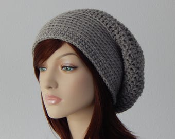 Oatmeal Beige Slouch Hat, Neutral Slouchy Beanie, Womens Hat, Teen Slouchy Hat, Ski Hats, Winter Fashion, Ladies Hats, MarlowsGiftCottage