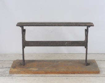 Rare Antique 1890s Fisher Paper Cutter Star Vintage General Store Butcher Paper Cutter 16 Inch