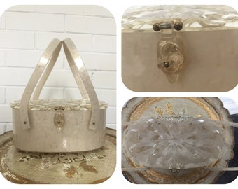 Vintage 1950s Lucite Purse