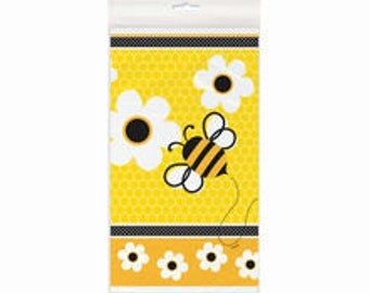 Winnie the Pooh Baby Shower or Birthday Party; Sweet As Can Bee Theme; Tablecloths; dinner plates; napkins, cups; Table Decoration tableware