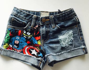 Avengers shorts | Etsy