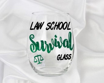 Law school gift, law school graduation, law school mug, law school gifts, law school student, lawyer to be, bar exam gifts, Name included