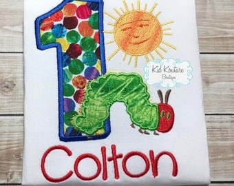 Very Hungry Caterpillar Birthday shirt