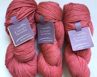 45% Off Fiber Company Canopy Worsted Merino Baby Alpaca Bamboo Guava 200 Yards