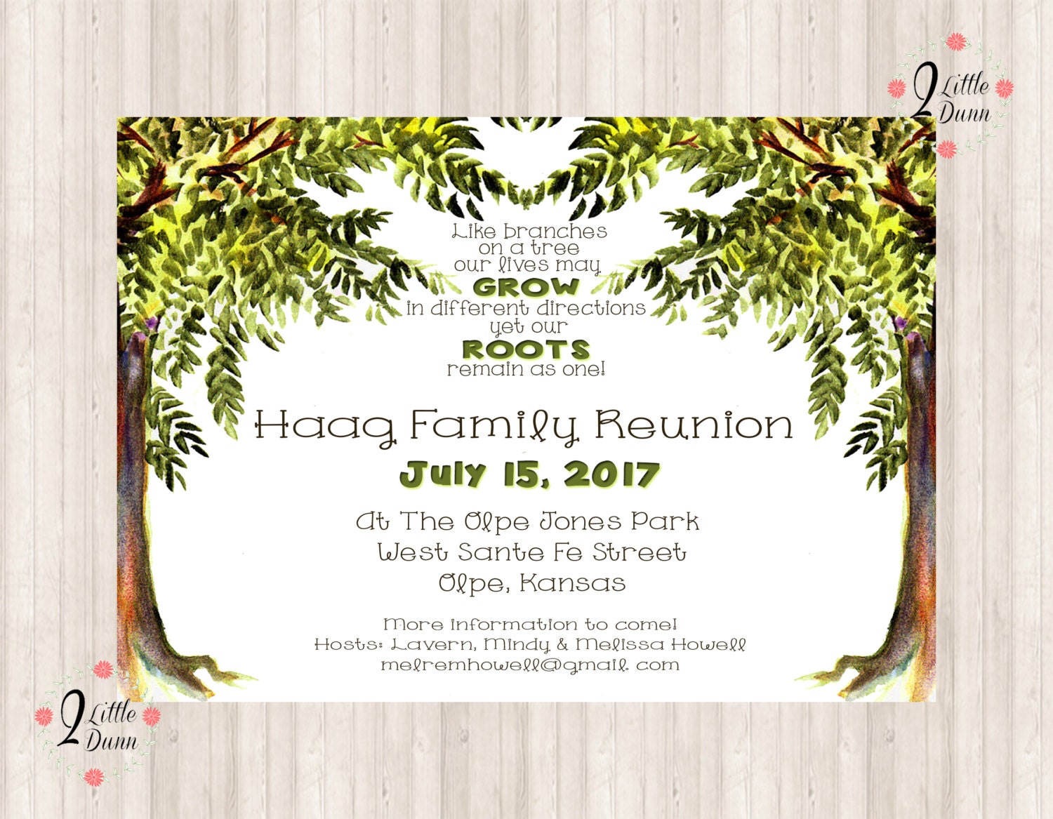 Printable Family Reunion Invitations