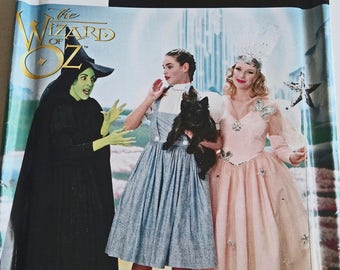 Girls Costume Pattern for Dorothy, Wizard of Oz, Wicked Witch, Glinda Good Witch, Child Dress, Costume Sewing Pattern, Simplicity 0632, 7808