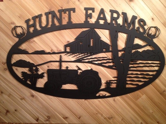 Personalized Metal Wall Art custom metal wall art metal sign tractor and name by Personalized Metal Wall Art custom metal wall art metal sign tractor and name by