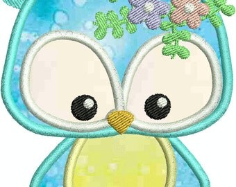 Applique Flower Bear Machine Embroidery Patterns / Designs 4" 5" 6" 7" 8" Sizes INSTANT DOWNLOAD Spring Woodland Creature Floral Animals