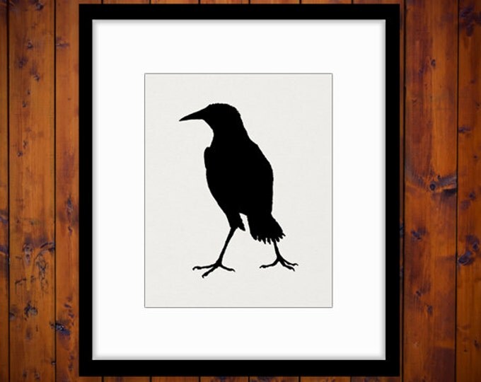 Printable Image Antique Bird Silhouette Digital Illustration Graphic Download Vintage Clip Art Jpg Png Eps HQ 300dpi No.3288