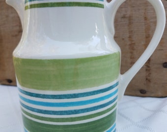Johnson Brothers Woodland Stripe Pitcher - Made in England