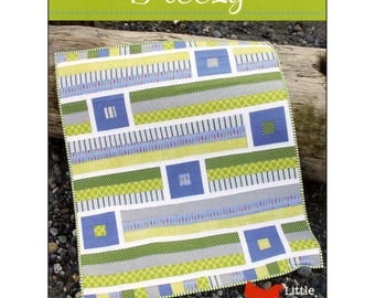 Pattern "Breezy" Crib / Baby Quilt Pattern by Cluck Cluck Sew (CCS148) Paper Pattern Instructions