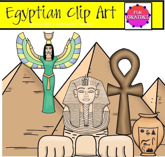 Ancient Egyptian Clip Art from Strawberrycraft on Etsy Studio